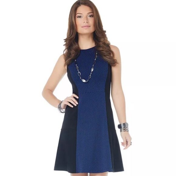 Fit & Flare Sleeveless Office & Party Dress - Excellent Condition XL 16/18 - Picture 1 of 6